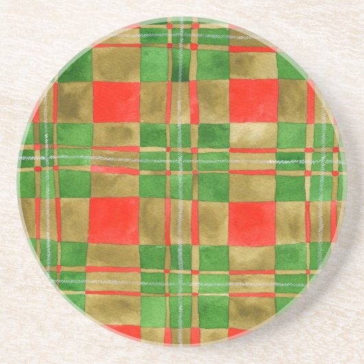 MAC GREGOR TARTAN Round Sandstone Untersetzer (Vorne)