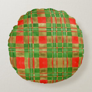 MAC GREGOR TARTAN Rundwurfpilz Rundes Kissen
