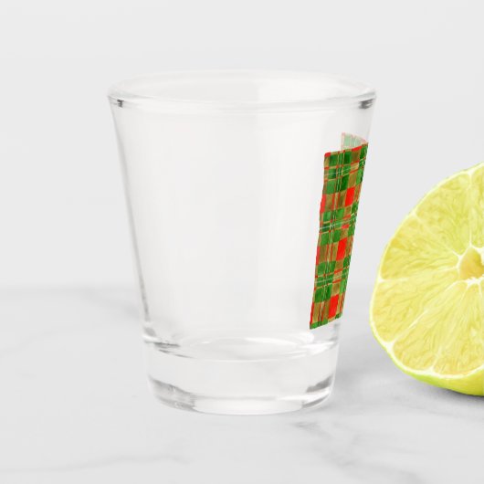 MAC GREGOR TARTAN Shot Glass Schnapsglas (Links)