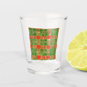 MAC GREGOR TARTAN Shot Glass Schnapsglas