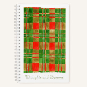 MAC GREGOR TARTAN Spiralblock 14,0 x 21,5 cm Notizblock