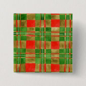 MAC GREGOR TARTAN Square Button Button (Vorderseite)