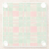 MAC GREGOR TARTAN Square Glass Untersetzer (Rückseite)