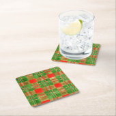 MAC GREGOR TARTAN Square Paper Untersetzer (Vor Ort)