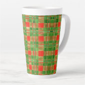 MAC GREGOR TARTAN Tall Latte Tasse (Rechte Ecke)