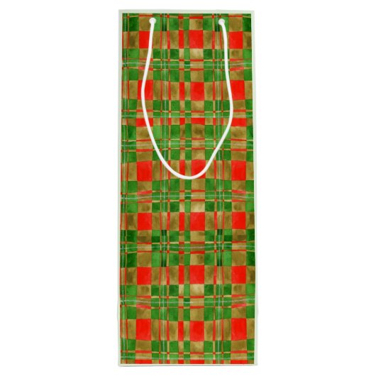MAC GREGOR TARTAN Weinbeutel Geschenktüte Für Weinflaschen (Rückseite)