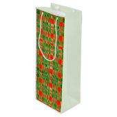 MAC GREGOR TARTAN Weinbeutel Geschenktüte Für Weinflaschen (Vorderseite Schrägansicht)