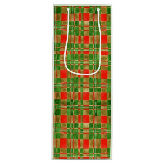 MAC GREGOR TARTAN Weinbeutel Geschenktüte Für Weinflaschen (Vorderseite)