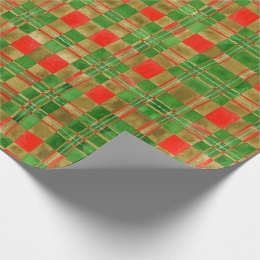 MAC GREGOR TARTAN Wrapping Paper Geschenkpapier (Ecke)