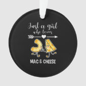 Mac & Käse Shirt Funny Mac und Käse Lover Geschenk Ornament (Vorderseite)