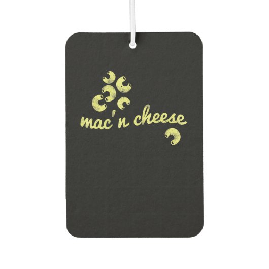 Mac-Käse | Spaß Koch Spaß Geschenk Autolufterfrischer (Vorderseite)