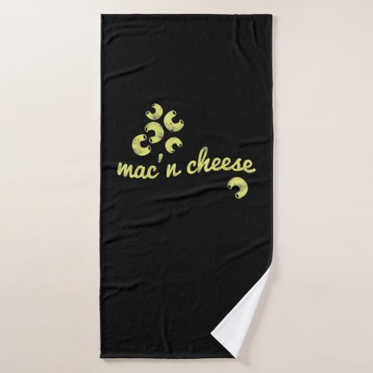Mac-Käse | Spaß Koch Spaß Geschenk Badehandtuch (Badehandtuch)