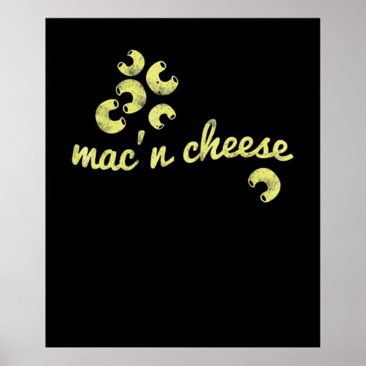 Mac-Käse | Spaß Koch Spaß Geschenk Poster (Vorne)