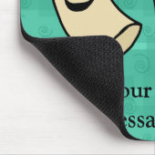 Mac-Liebe-Käse, lustiges niedliches Makkaroni + Mousepad (Ecke)