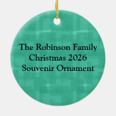 Mac-Lieben Käse, Niedliche Funny Macaroni + Käse Keramik Ornament (Hinten)