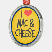 Mac n Cheese Magnet Ornament Aus Metall (Links)