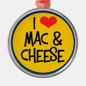 Mac n Cheese Magnet Ornament Aus Metall (Vorne)