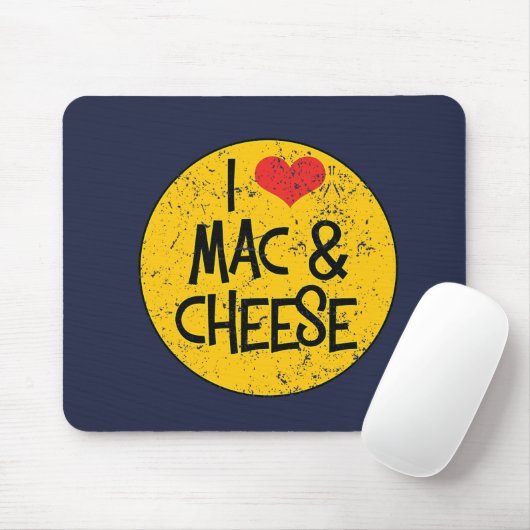 Mac n Cheese Mouse Pad Mousepad (Mit Mouse)