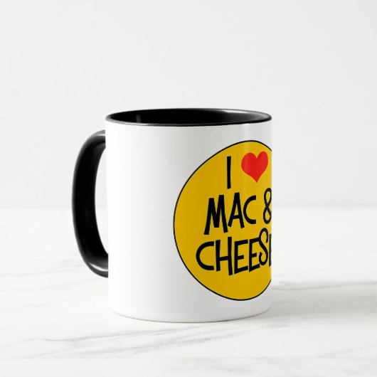 Mac n Cheese Tasse (Vorderseite Links)