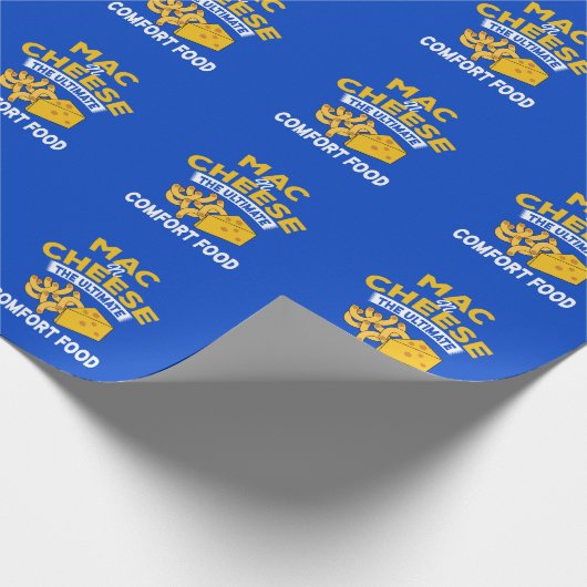 Mac n Cheese Wrapping Paper Geschenkpapier (Ecke)