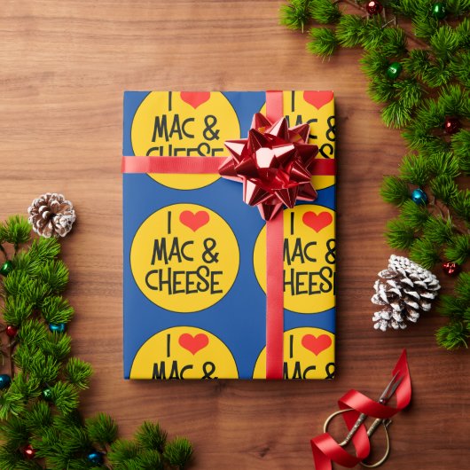 Mac n Cheese Wrapping Paper Geschenkpapier (Feiertagsgeschenk)