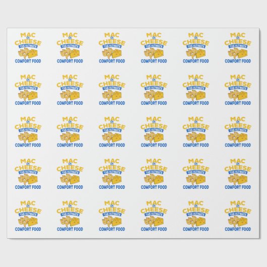 Mac n Cheese Wrapping Paper Geschenkpapier (Flach)