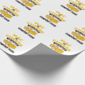 Mac n Cheese Wrapping Paper Geschenkpapier (Ecke)