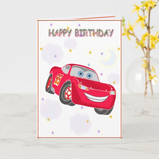 Mac Queen Birthday Card Karte (Gelbe Blume)