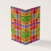 MAC RAE TARTAN 3,5x2 Faltkarte (Vorderseite)