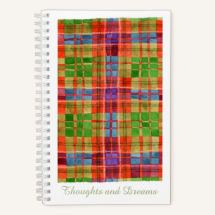 MAC RAE TARTAN 5.5x8.5 SpiralNotebook Notizblock