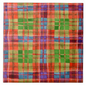 MAC RAE TARTAN 6" Square Keramik Tile Fliese (Vorderseite)