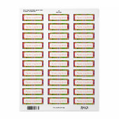 MAC RAE TARTAN .75"x2.25"-Labels (Vorne)