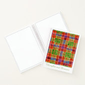 MAC RAE TARTAN 8.5x11 Spiral-Notebook Notizblock (Innenseite)