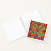 MAC RAE TARTAN 8.5x8.5 SpiralNotebook Notizblock (Innenseite)