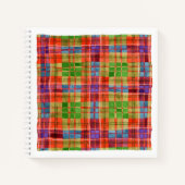 MAC RAE TARTAN 8.5x8.5 SpiralNotebook Notizblock (Vorderseite)