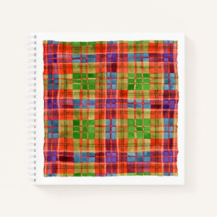 MAC RAE TARTAN 8.5x8.5 SpiralNotebook Notizblock