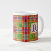 MAC RAE TARTAN Big Tasse + Initial (Vorderseite Rechts)
