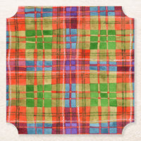 MAC RAE TARTAN Bracket Paper Untersetzer
