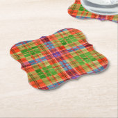 MAC RAE TARTAN Bracket Paper Untersetzer (angewinkelt)