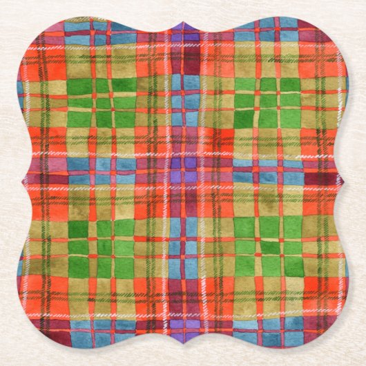 MAC RAE TARTAN Bracket Paper Untersetzer (Vorderseite)