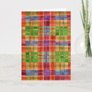 MAC RAE TARTAN Geburtstagskarte Karte