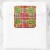 MAC RAE TARTAN Große Aufkleber am Platz (Tasche)