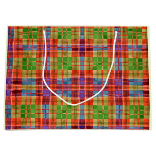MAC RAE TARTAN Große Geschenktasche Geschenktüte