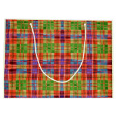 MAC RAE TARTAN Große Geschenktasche Geschenktüte (Rückseite)