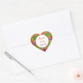 MAC RAE TARTAN Heart Matte Stickers (Umschlag)