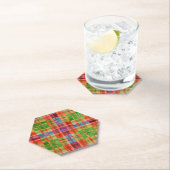 MAC RAE TARTAN Hexagon Paper Untersetzer (Vor Ort)