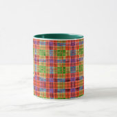 MAC RAE TARTAN Hunter Green Combo Tasse + Text (Zentrum)