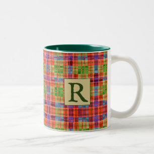 MAC RAE TARTAN Jägergrün Combo Tasse + Text