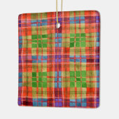 MAC RAE TARTAN Keramik Square Keramikornament (Links)