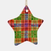 MAC RAE TARTAN Keramik Star Ornament (Rechts)